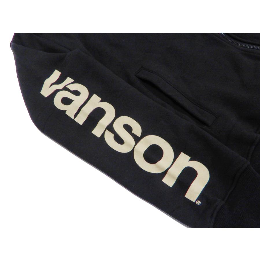 バンソン パーカー VANSON ストール付き 裏毛ジップスウェットパーカー スカルピストン 刺繍 黒 NVSZ-2108 新品 :nvsz-2108-rs2302:服の福助商店  通販 