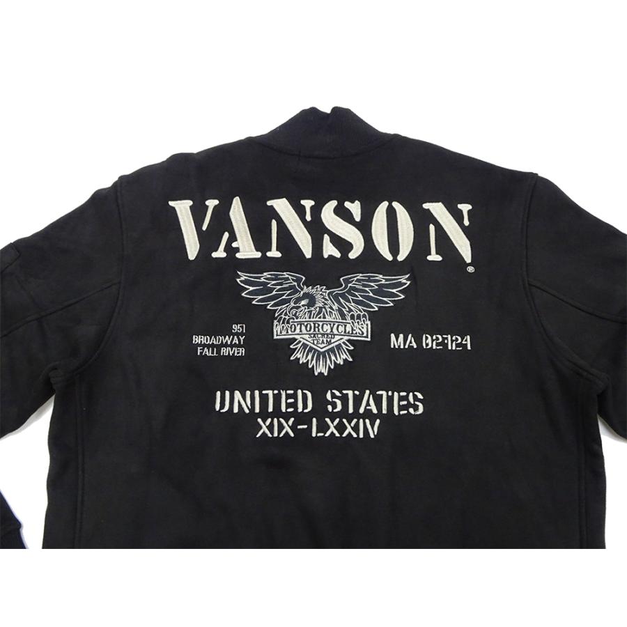 VANSON（バンソン） 起毛プレーティング MA-1 VANSON ストレッチ