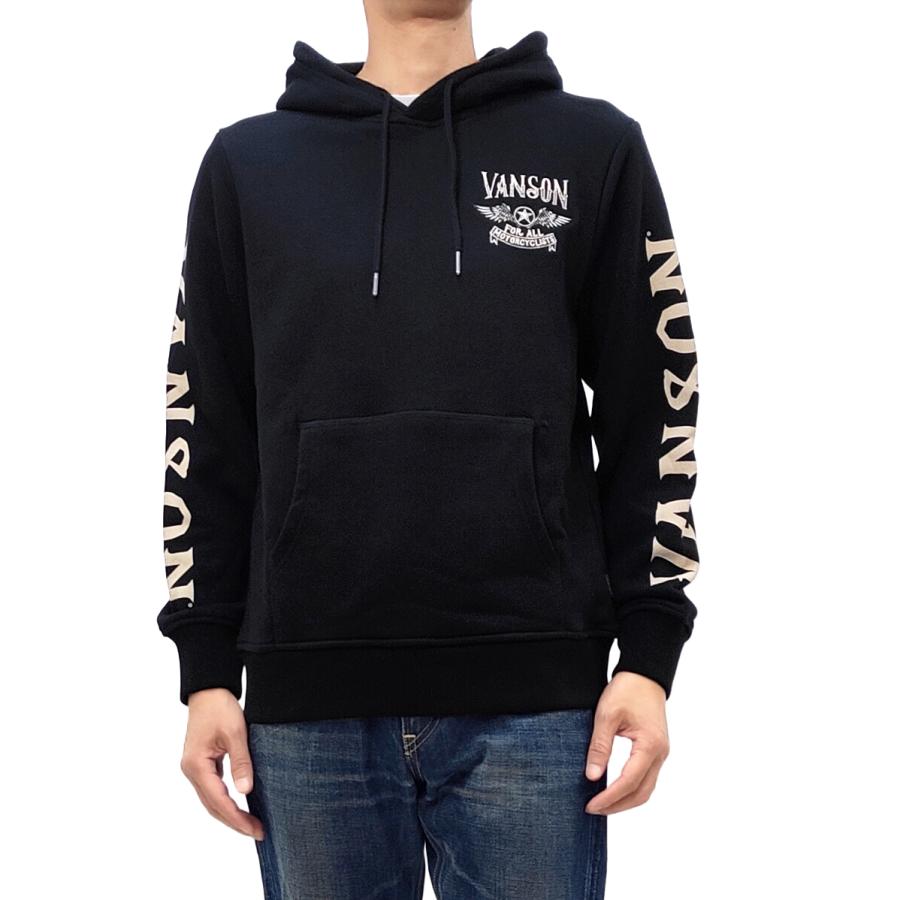 VANSON（バンソン） プルオーバー フーデッド スウェットシャツ 裏毛