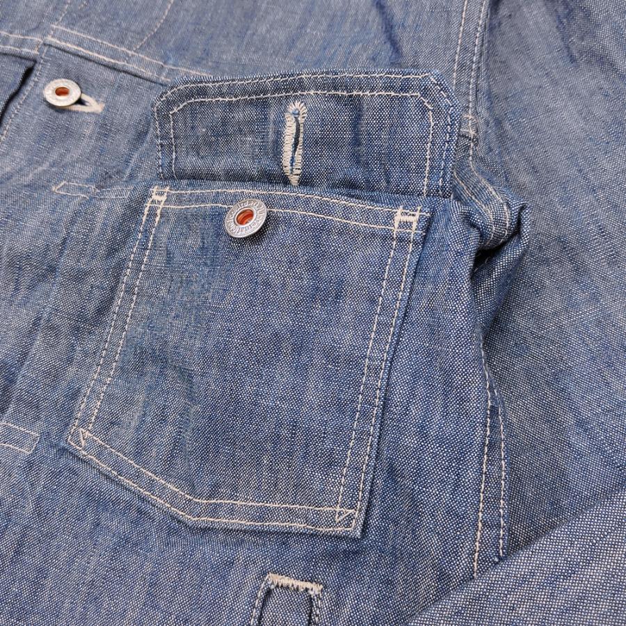 鬼デニム 13oz シャンブレージャケット ONI Denim セカンドモデル