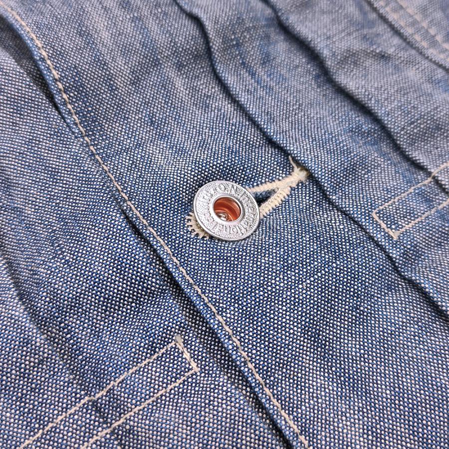 鬼デニム 13oz シャンブレージャケット ONI Denim セカンドモデル