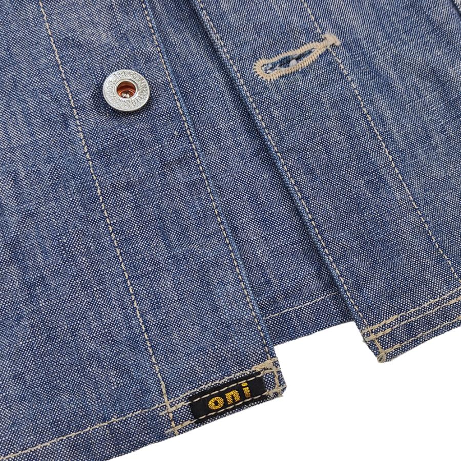 鬼デニム 13oz シャンブレーカバーオール ONI Denim ワークコート