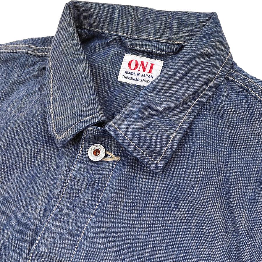 鬼デニム 13oz シャンブレーカバーオール ONI Denim ワークコート