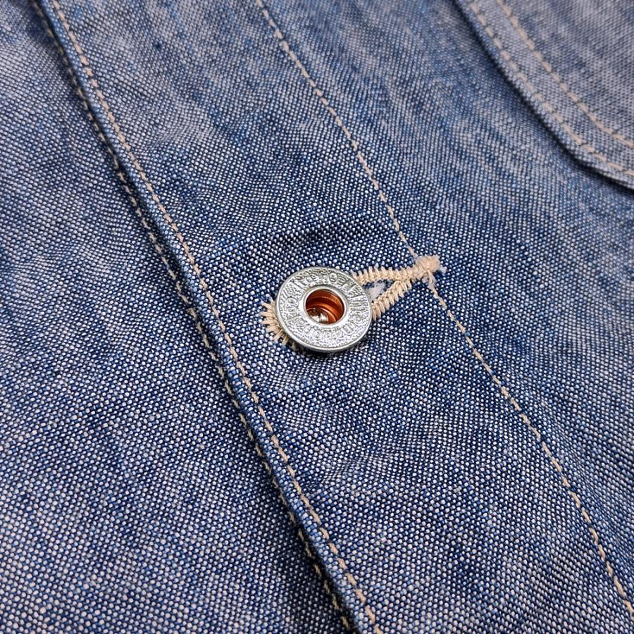 鬼デニム 13oz シャンブレーカバーオール ONI Denim ワークコート