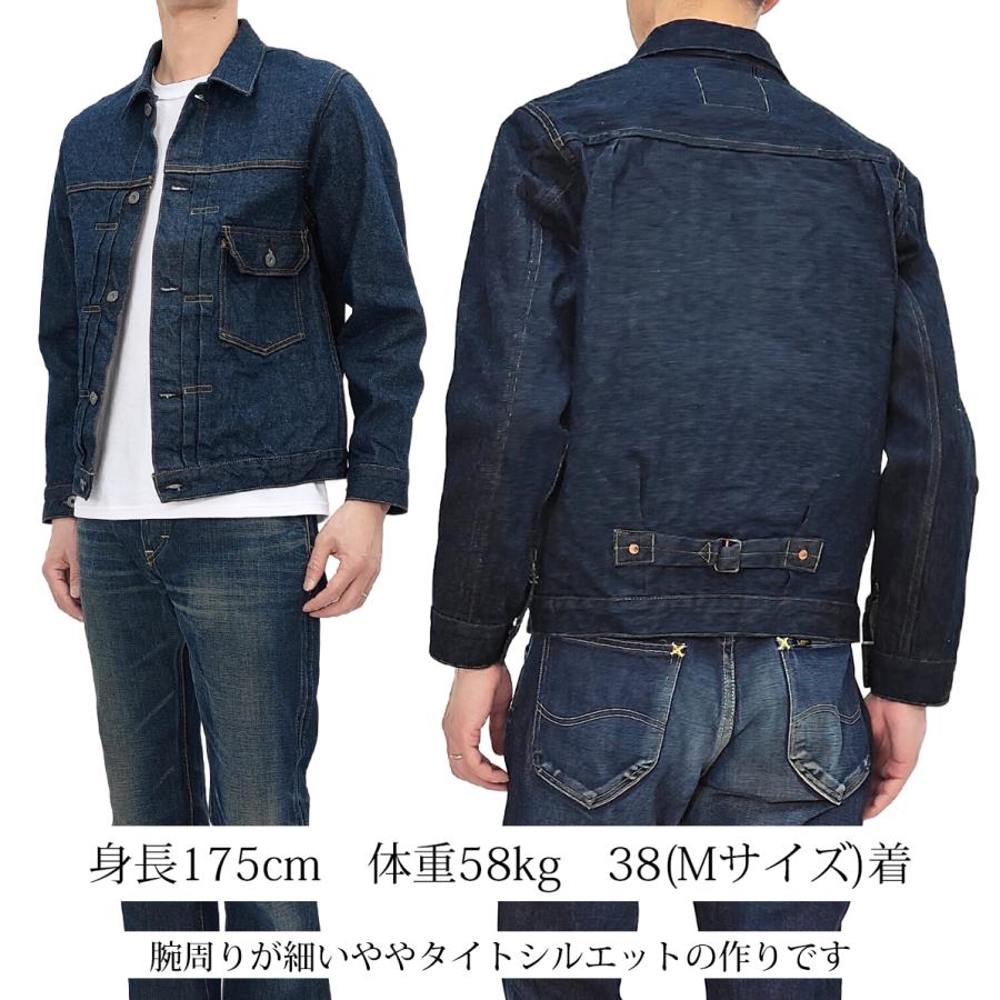 鬼デニム デニムジャケット ONI DENIM 15oz 石川台デニム 1stモデル ファースト Gジャン ONI01507L-ISHIKAWADAI 新品の画像