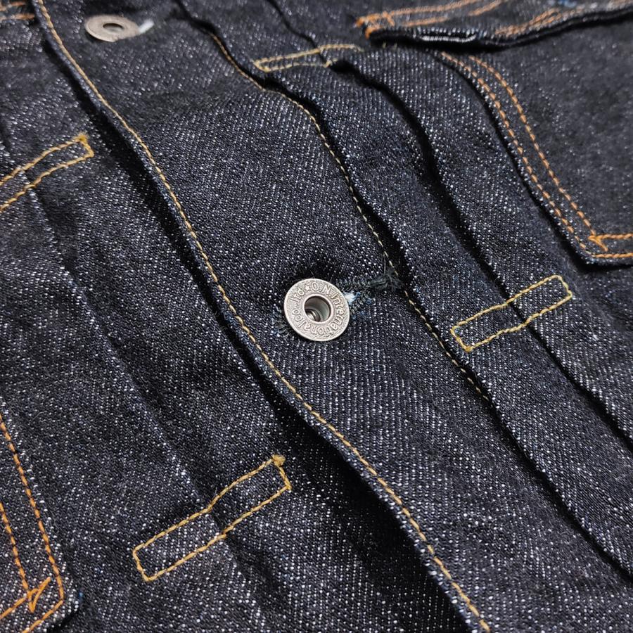 鬼デニム デニムジャケット ONI Denim 2ndモデル 15oz ロー 鬼デニム デニムジャケット ONI Denim 2ndモデル 15oz ロー