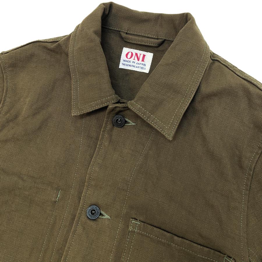 鬼デニム カバーオール ONI Denim 13.5oz 硫化染め ヘビー 鬼デニム カバーオール ONI Denim 13.5oz 硫化染め ヘビー