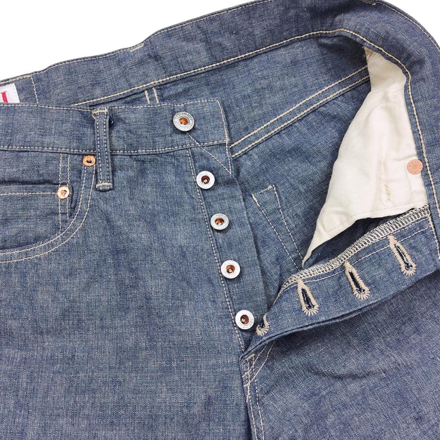 鬼デニム シャンブレーパンツ ONI Denim 8oz セルビッチシャンブレー