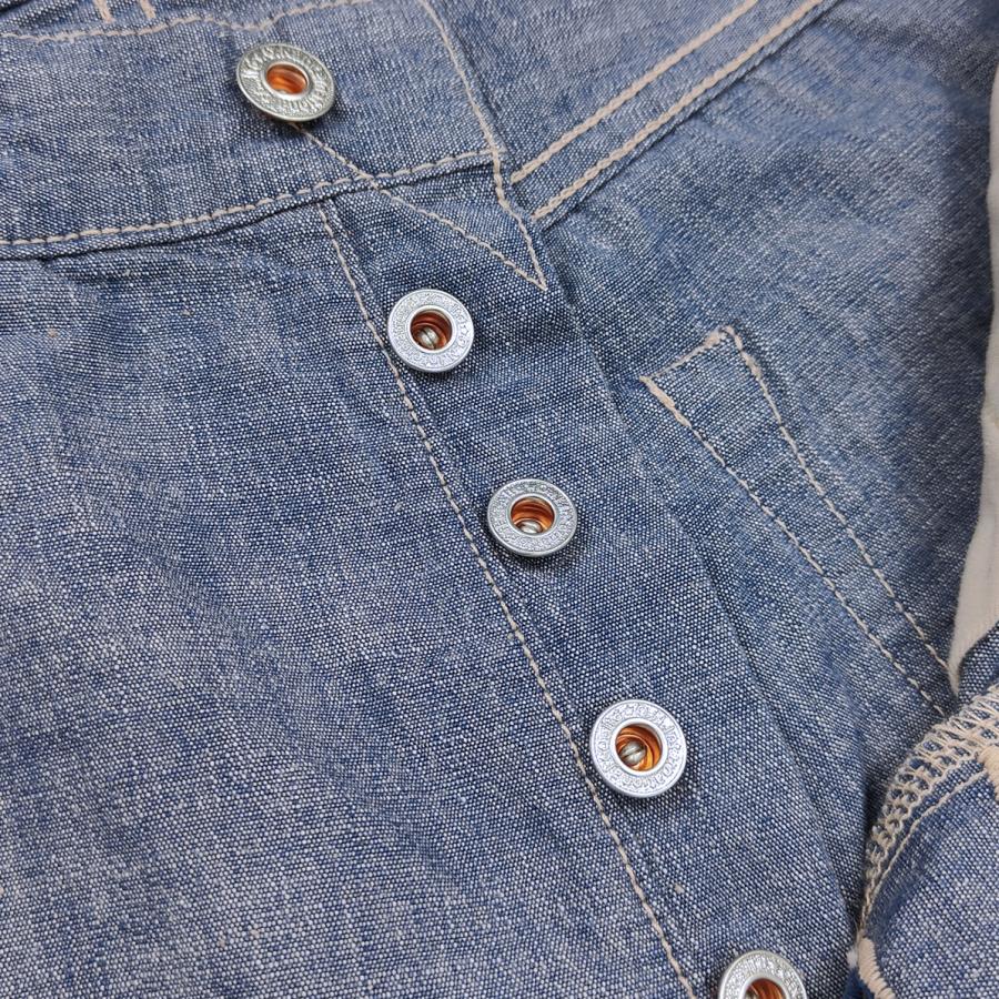 鬼デニム シャンブレーパンツ ONI Denim 8oz セルビッチシャンブレー