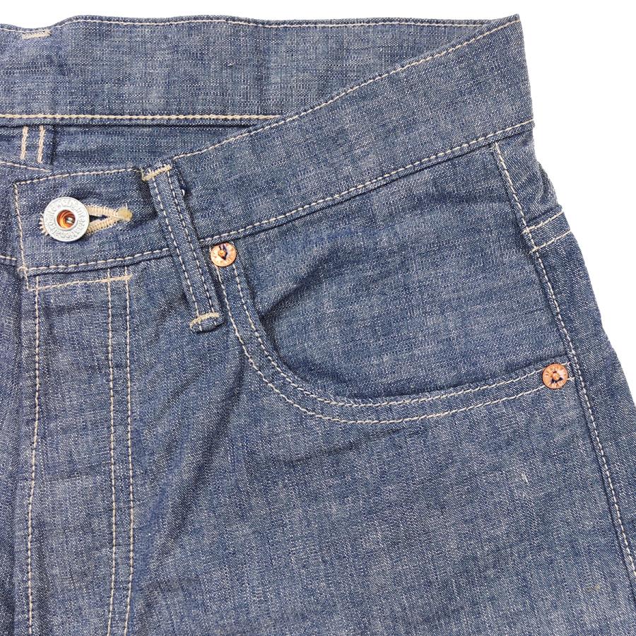 鬼デニム シャンブレーパンツ ONI Denim 8oz セルビッチ