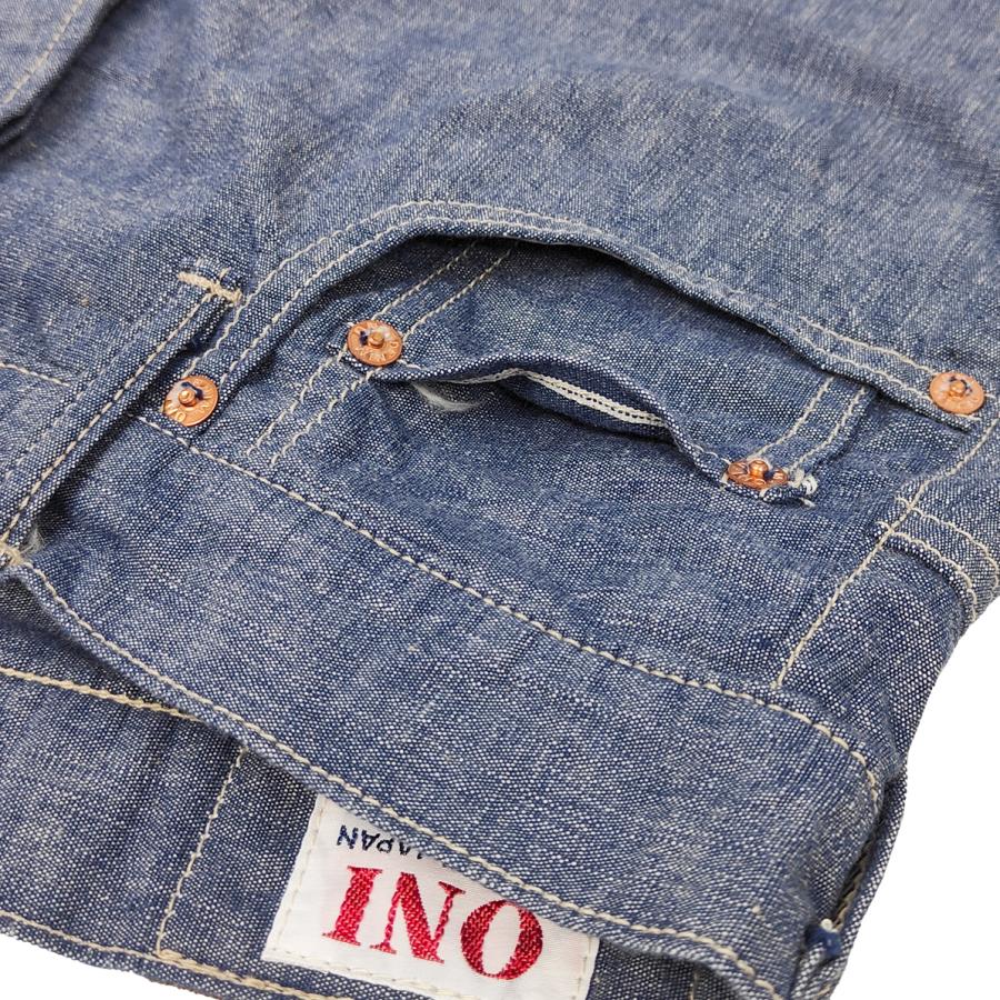 鬼デニム シャンブレーパンツ ONI Denim 8oz セルビッチシャンブレー