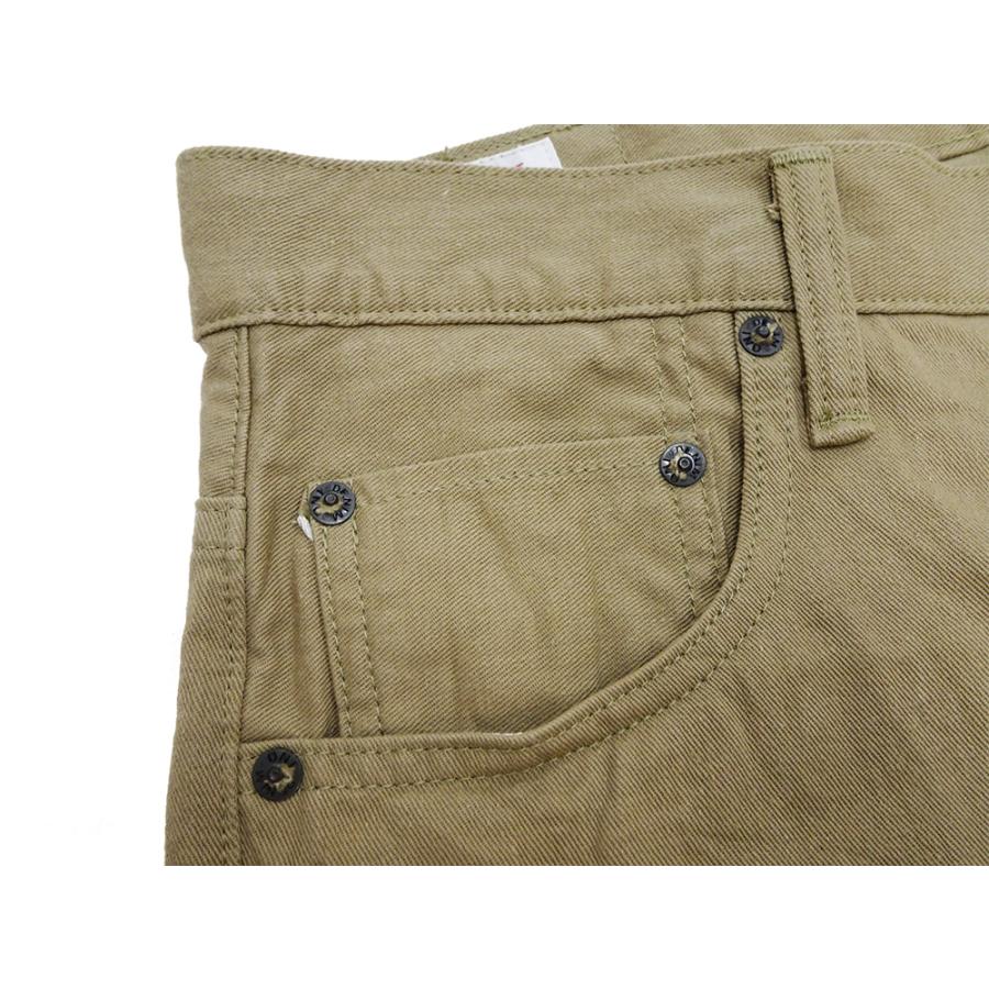 鬼デニム チノパンツ ONI266SVC-KHB リラックスストレート 8oz