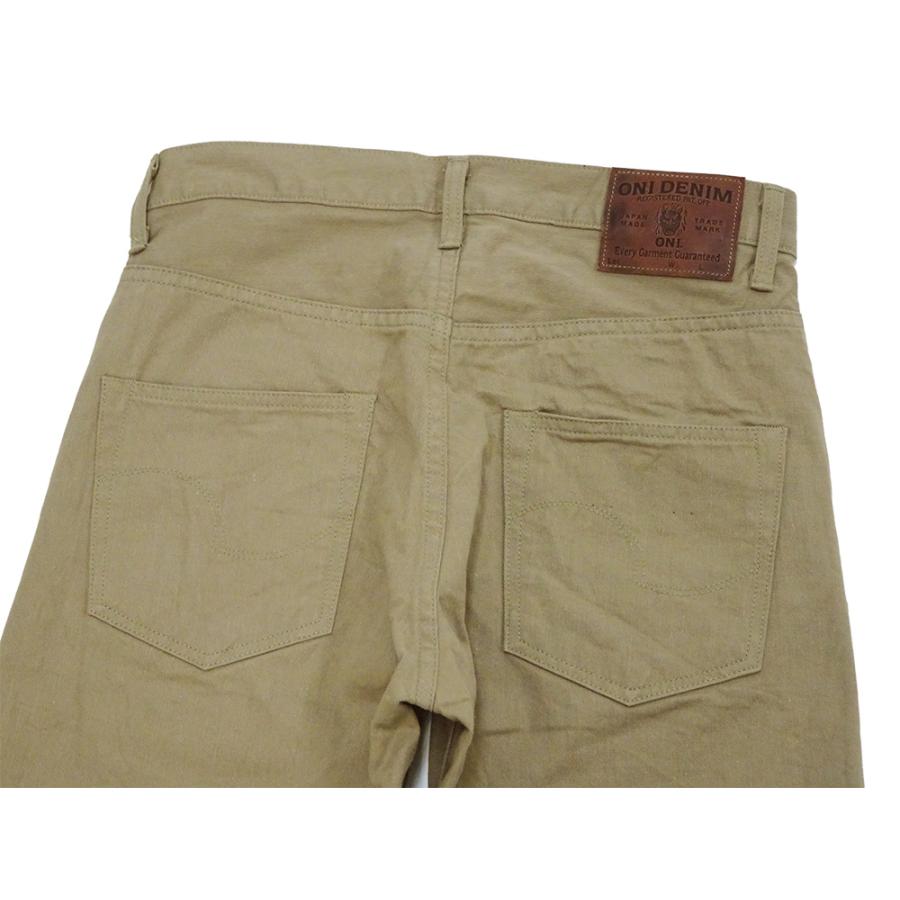 鬼デニム チノパンツ ONI266SVC-KHB リラックスストレート 8oz
