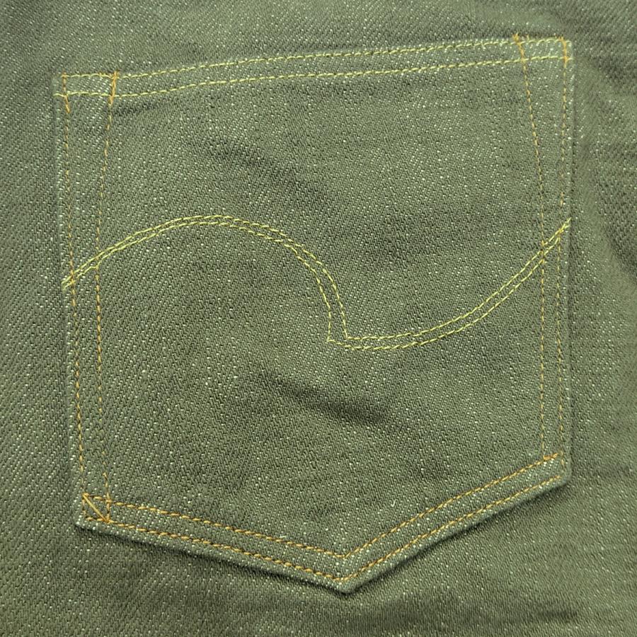 鬼デニム デニムパンツ ONI Denim 18oz. オリーブデニム レギュラー