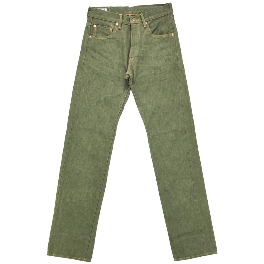 鬼デニム デニムパンツ ONI Denim 18oz. オリーブデニム レギュラー