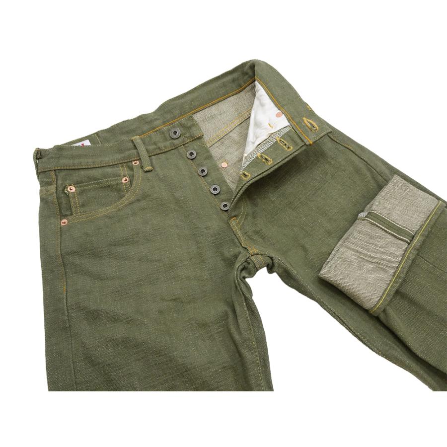 BODYSONG. リバーシブルパンツ デニム・オリーブ BODYSONG. リバーシブルパンツ デニム・オリーブ