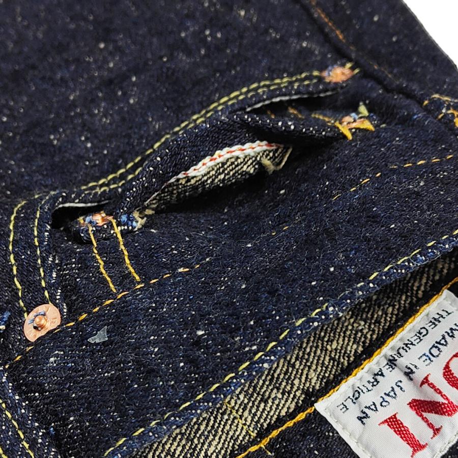 ONI DENIM インディゴ ストレートデニム ONI DENIM – Cinch Back Loose Straight | HINOYA Official Site