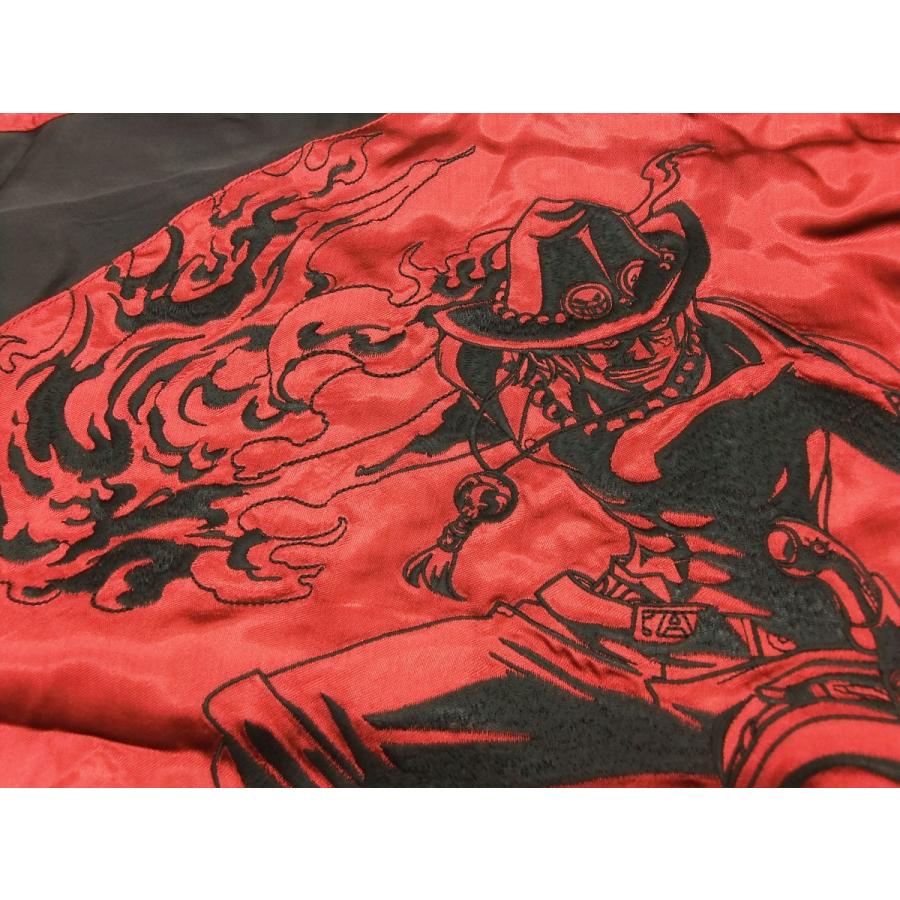 ワンピース スカジャン OPSJ-002 ONE PIECE 火拳のエース メンズ