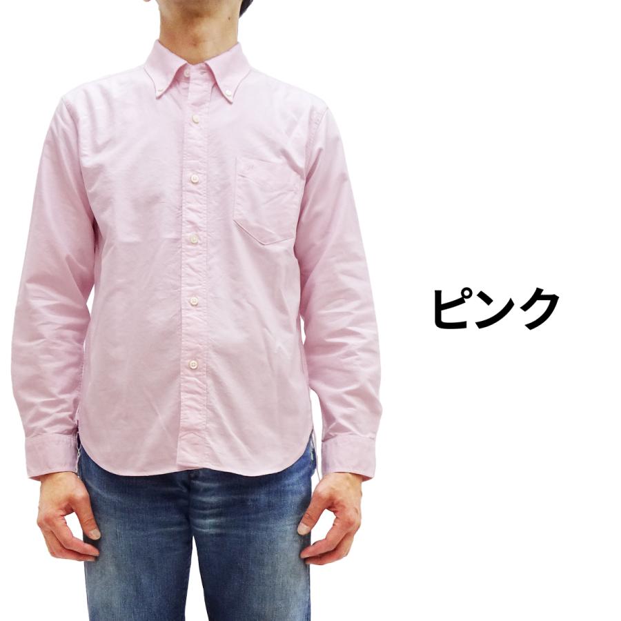 PHERROW'S ボタンダウンシャツ 24S-PBD3 L ピンク Pherrow's