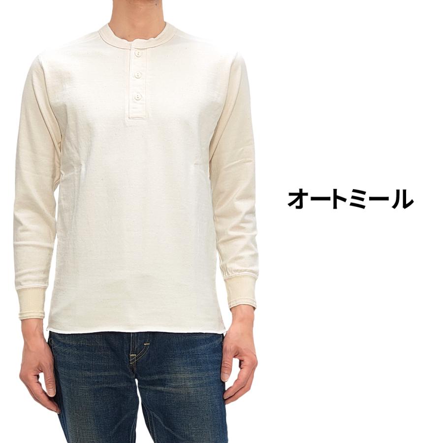 Pherrow's（フェローズ） ヘンリーネック フライス ロンT PHERROWS