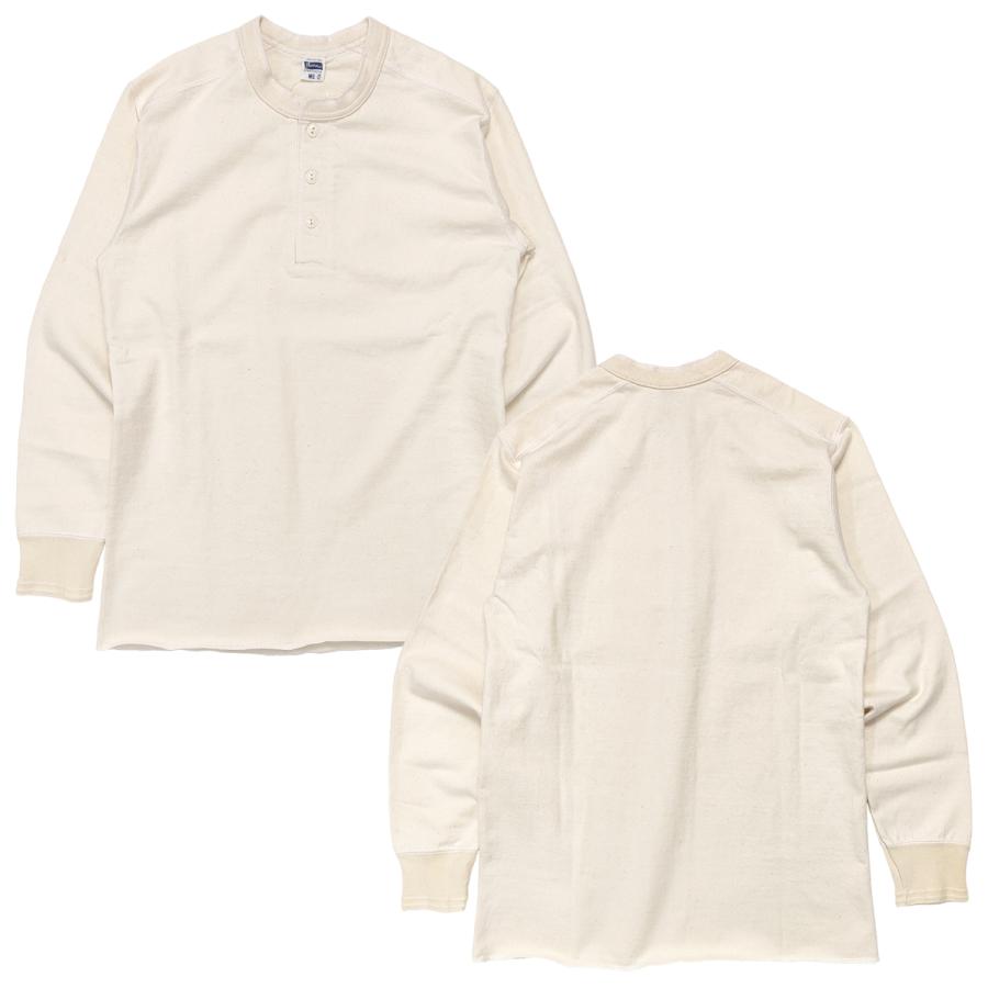 Pherrow's（フェローズ） ヘンリーネック フライス ロンT PHERROWS