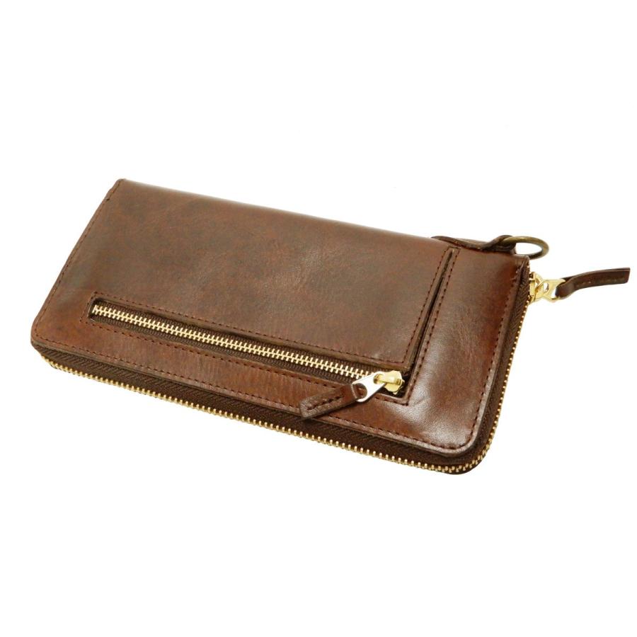 ソルトアンドシュガー レザーロングウォレット ラウンドファスナー