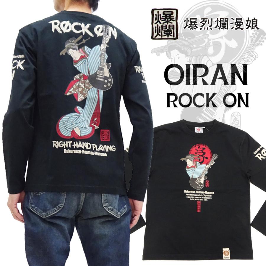 B-R-M 爆裂爛漫娘 爆裂爛漫娘 長袖Tシャツ B-R-M 爆烈 花魁 ROCK ON