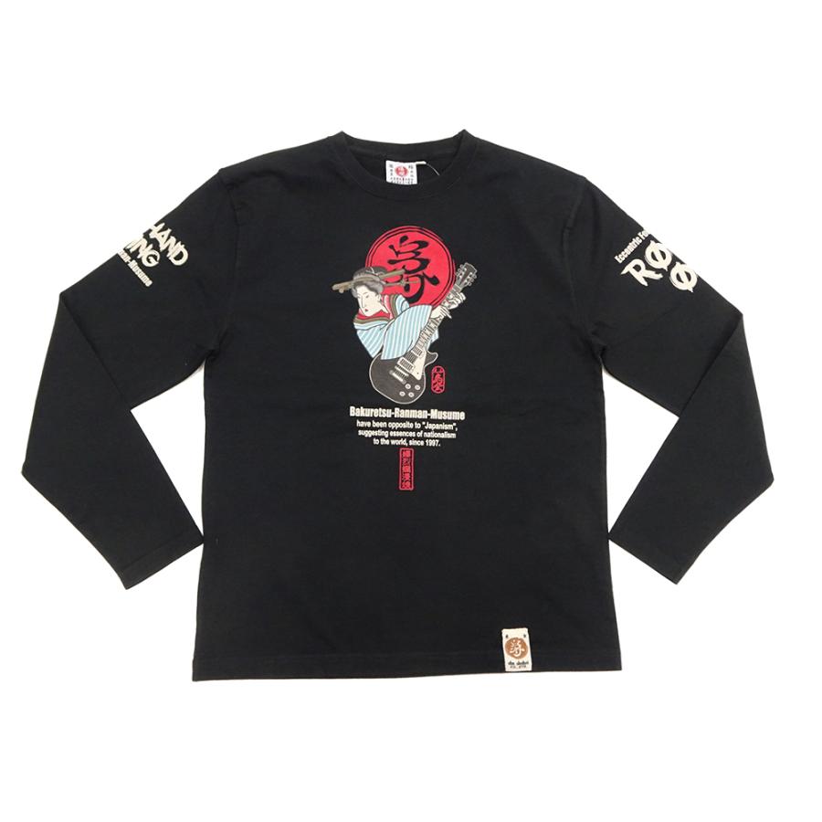 B-R-M 爆裂爛漫娘 爆裂爛漫娘 長袖Tシャツ B-R-M 爆烈 花魁 ROCK ON