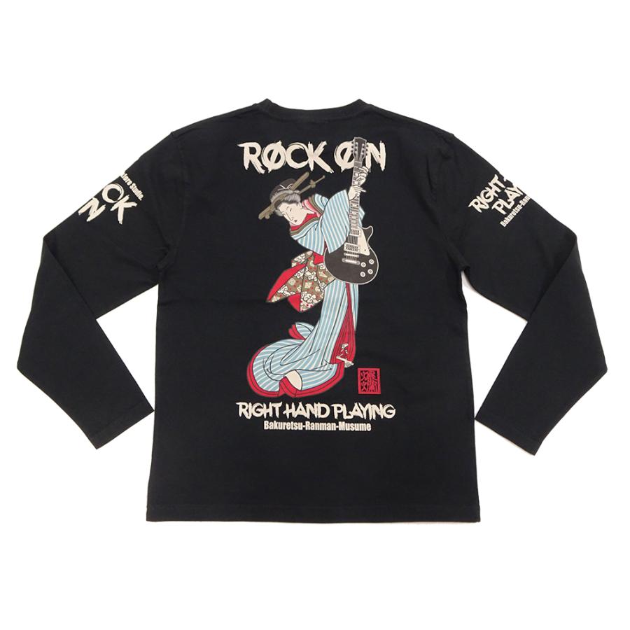 B-R-M 爆裂爛漫娘 爆裂爛漫娘 長袖Tシャツ B-R-M 爆烈 花魁 ROCK ON