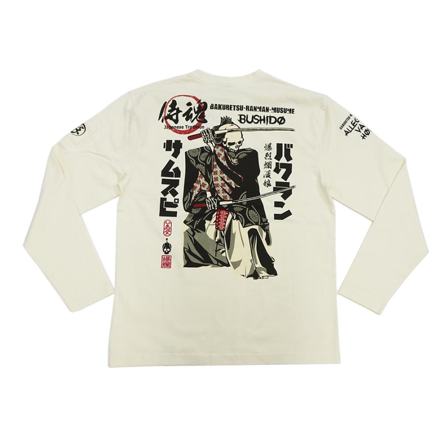 B-R-M 爆裂爛漫娘 長袖Tシャツ 爆烈 サムライスピリッツ 和柄 B-R-M 爆裂爛漫娘 長袖Tシャツ 爆烈 サムライスピリッツ 和柄