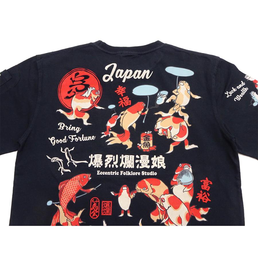 B-R-M 爆裂爛漫娘 爆裂爛漫娘 和柄 半袖Tシャツ B-R-M 爆烈 浮世絵