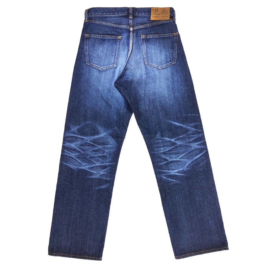 児島ジーンズ デニムパンツ 13oz. ワイドストレート ユーズドウェル