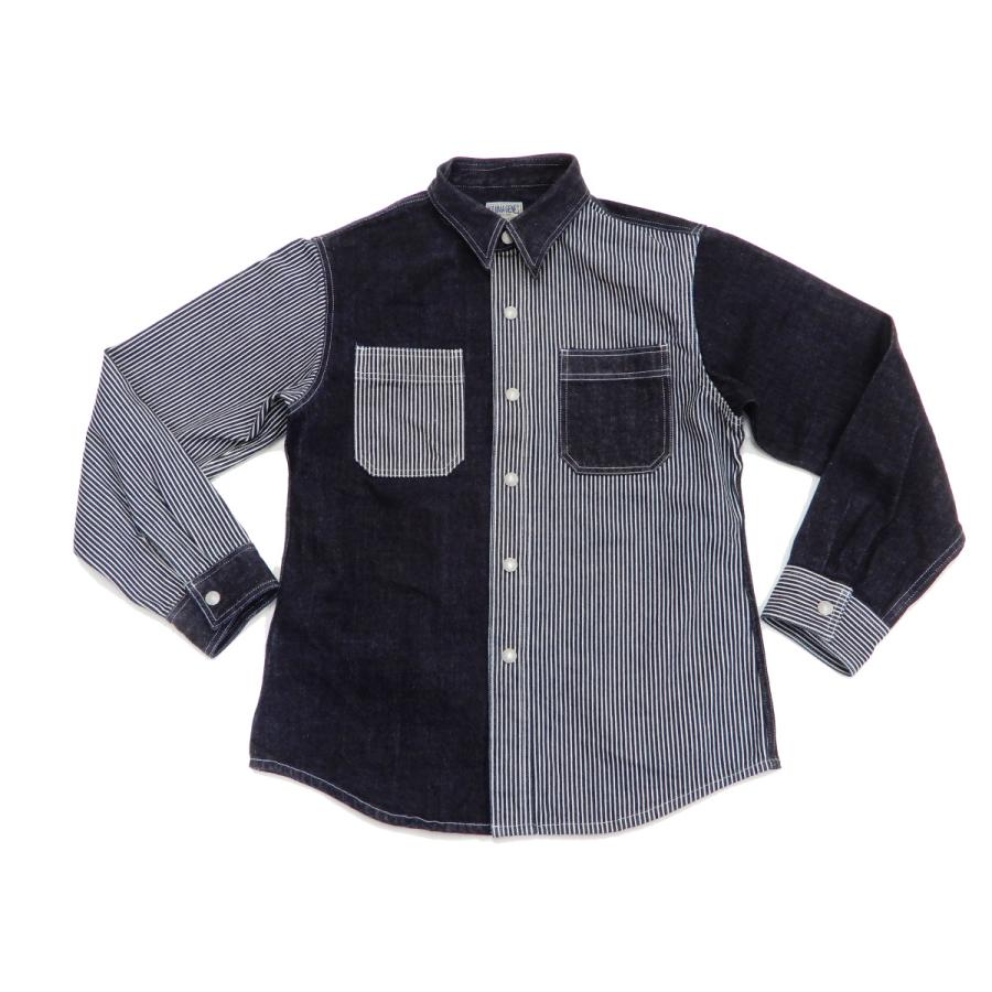 児島ジーンズ マルチコンボ ワークシャツ Kojima Genes 13oz デニム