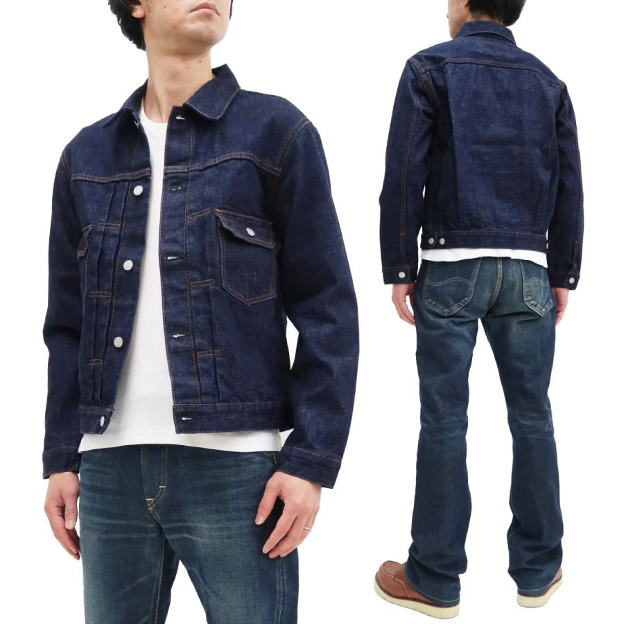 児島ジーンズ デニムジャケット  KOJIMA GENES 15oz セルビッチ セカンドモデル Gジャン RNB-552 新品｜rodeomatubara｜02