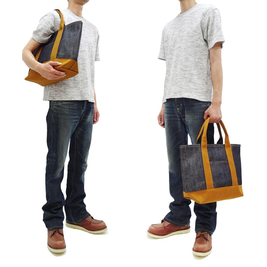 【新品未使用】 児島ジーンズ　デニム　トートバック 21oz Denim Combo Tote Bag L Size / 21oz デニムコンボトート