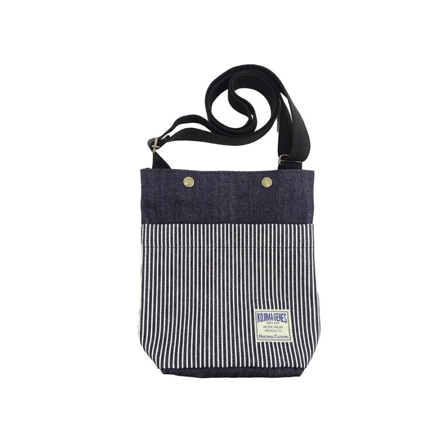 児島ジーンズ ショルダーバッグ KOJIMA GENES ポーチ インディゴデニム