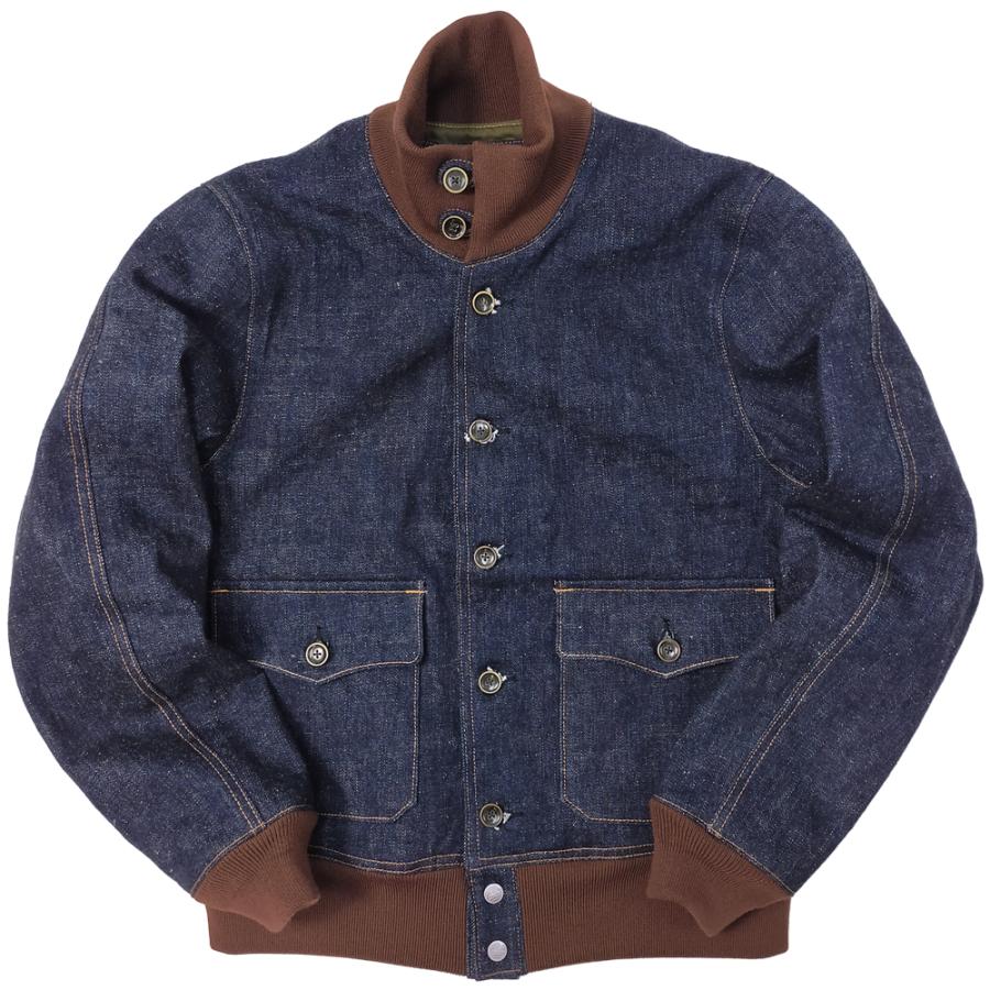 SAMURAI JEANS フライトジャケット 38 ブラウン