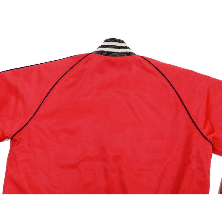 ミスターフリーダム ジャケット Podium Jacket SC14980 シュガーケーン メンズ 無地 サテン スポーツジャケット レッド 新品｜rodeomatubara｜16