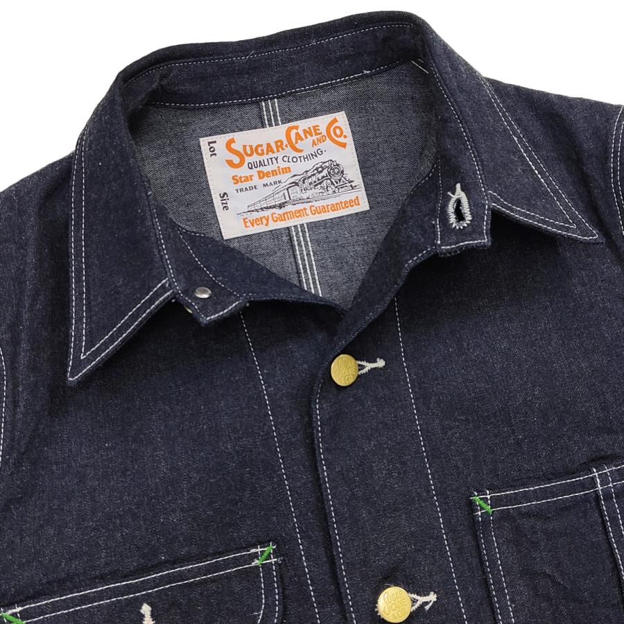 SUGAR CANE シュガーケーン 11oz ブルーデニム ワークコート Sugar