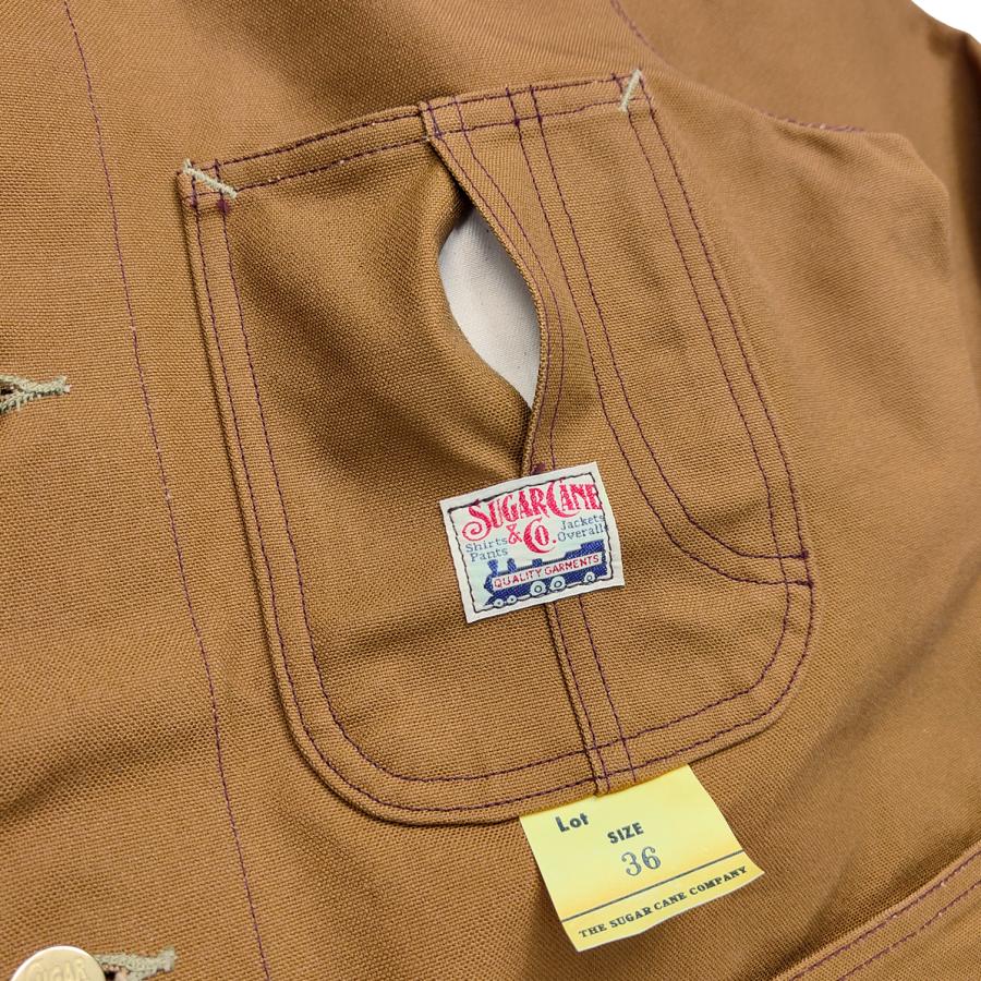 SUGAR CANE シュガーケーン 13oz ブラウンダック ワークコート Sugar