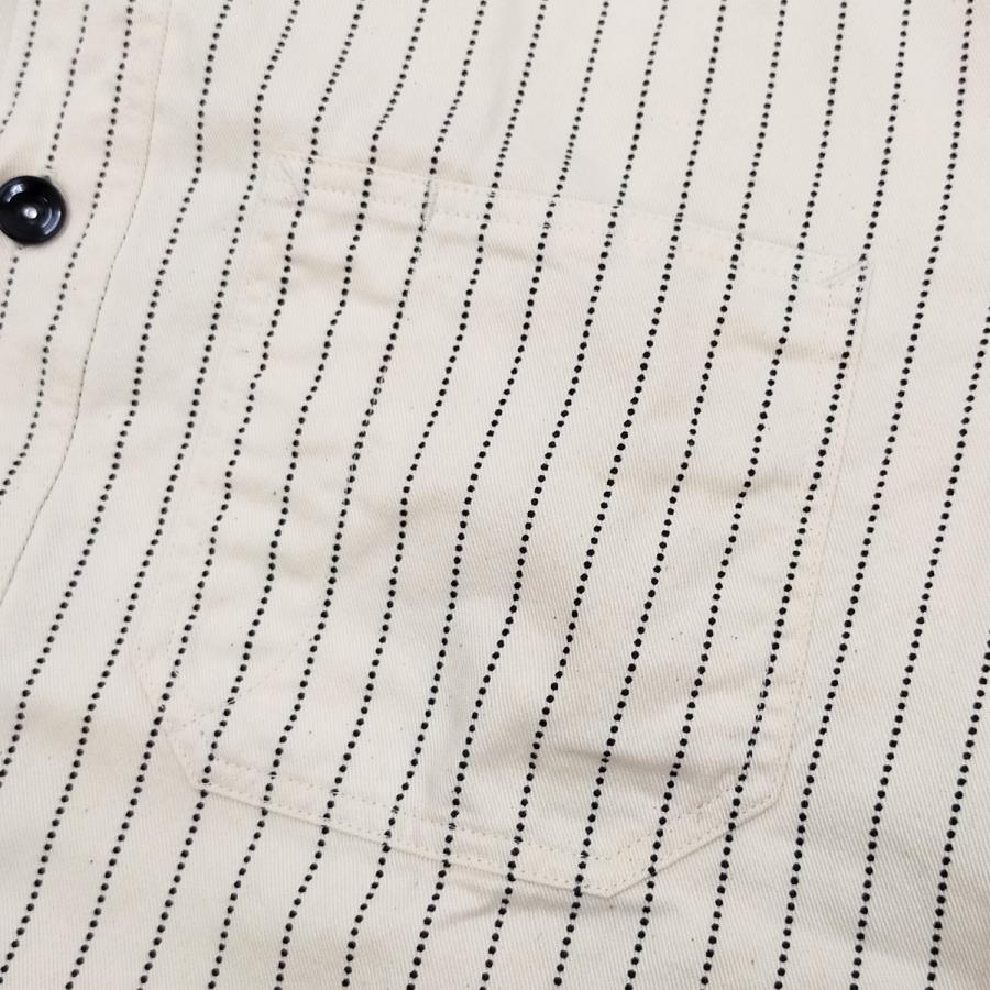 SUGAR CANE シュガーケーン ワークシャツ 8.5oz ホワイトウォバッシュ