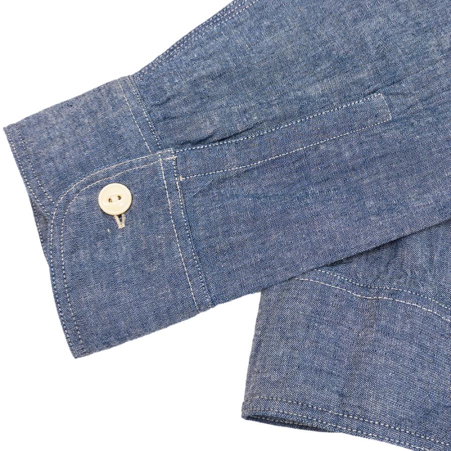 SUGAR CANE シュガーケーン ブルーシャンブレー ワークシャツ Sugar