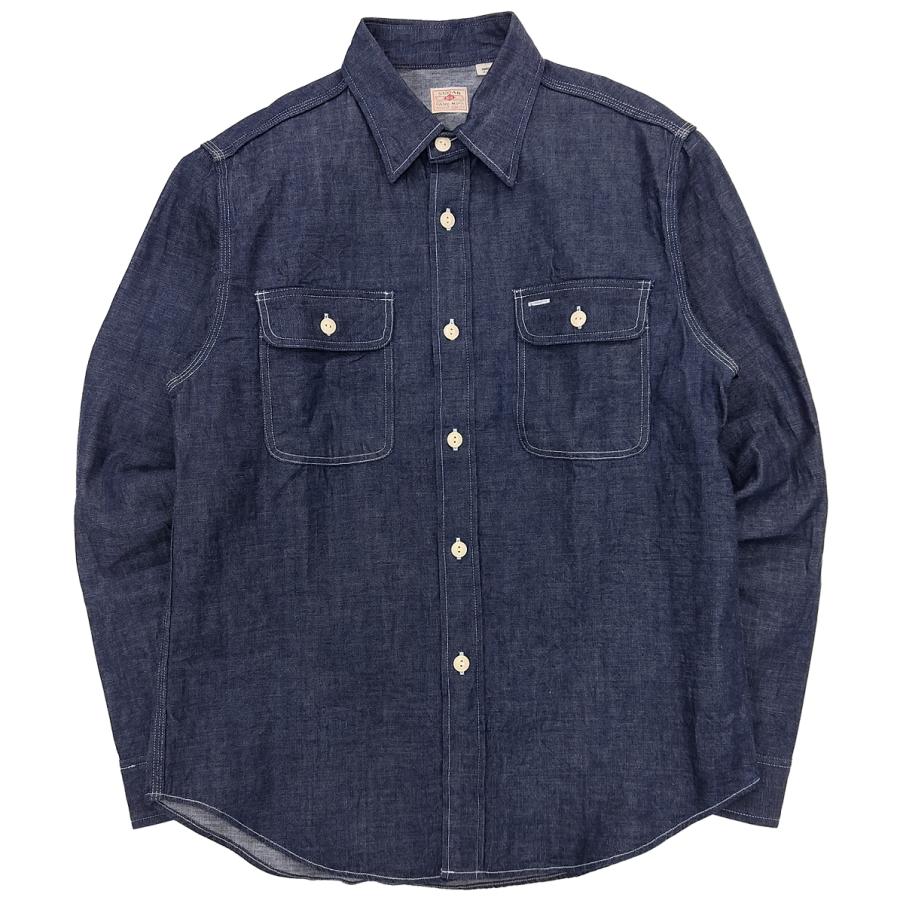 SUGAR CANE シュガーケーン ブルーデニム ワークシャツ Sugar Cane 9oz