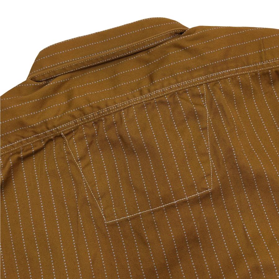 SUGAR CANE シュガーケーン ワークシャツ 8.5oz ブラウンウォバッシュ