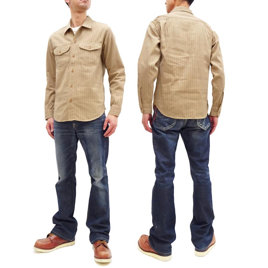 SUGAR CANE シュガーケーン コークストライプ ワークシャツ