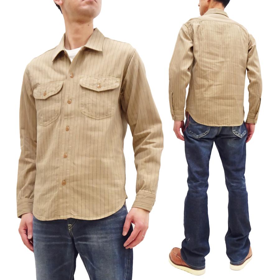 SUGAR CANE シュガーケーン コークストライプ ワークシャツ