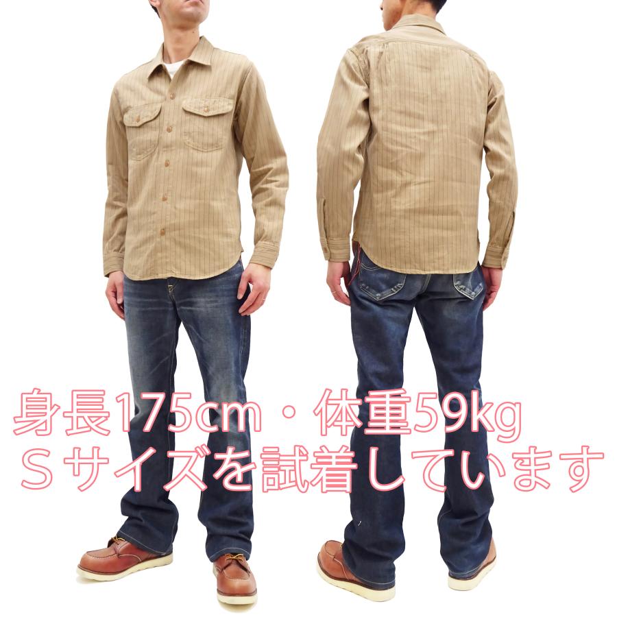 SUGAR CANE シュガーケーン コークストライプ ワークシャツ