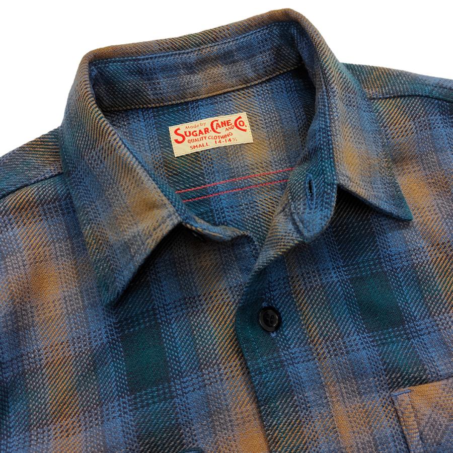 SUGAR CANE シュガーケーン ツイルチェック ワークシャツ 1960's