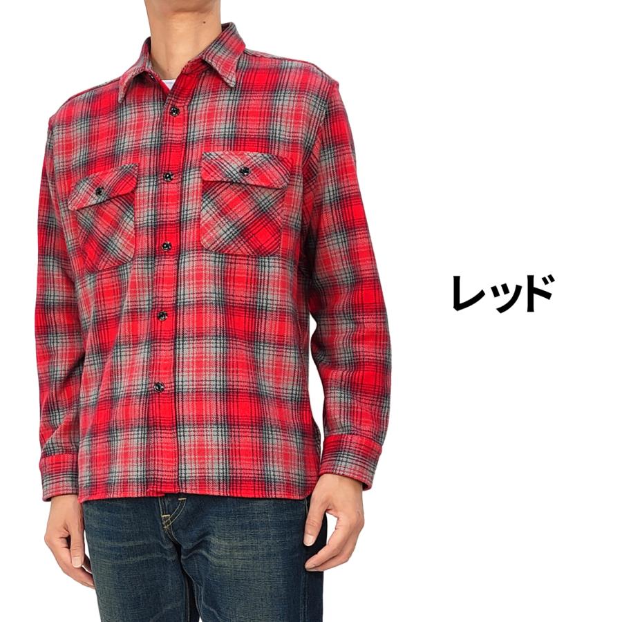 SUGAR CANE チェック柄ネルシャツ フィクションロマンス size M Sugar Cane Indigo Plaid Shirt Men's Fiction Romance Japanese Style