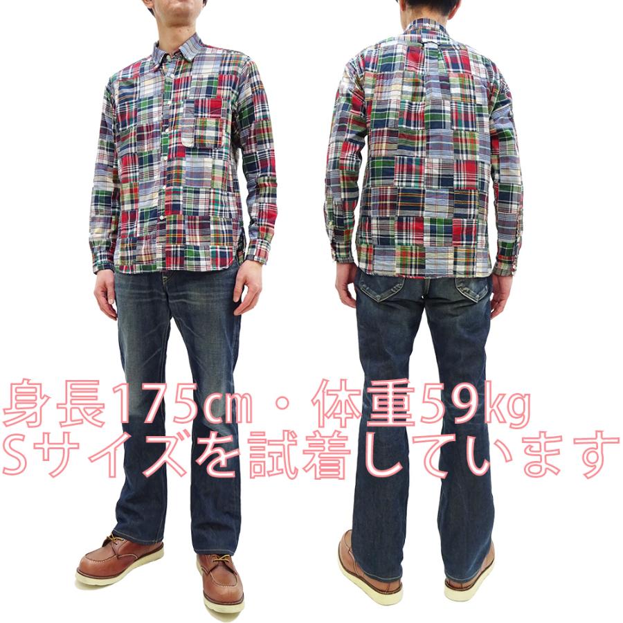 SUGAR CANE シュガーケーン 長袖シャツ Sugar Cane マドラスチェック